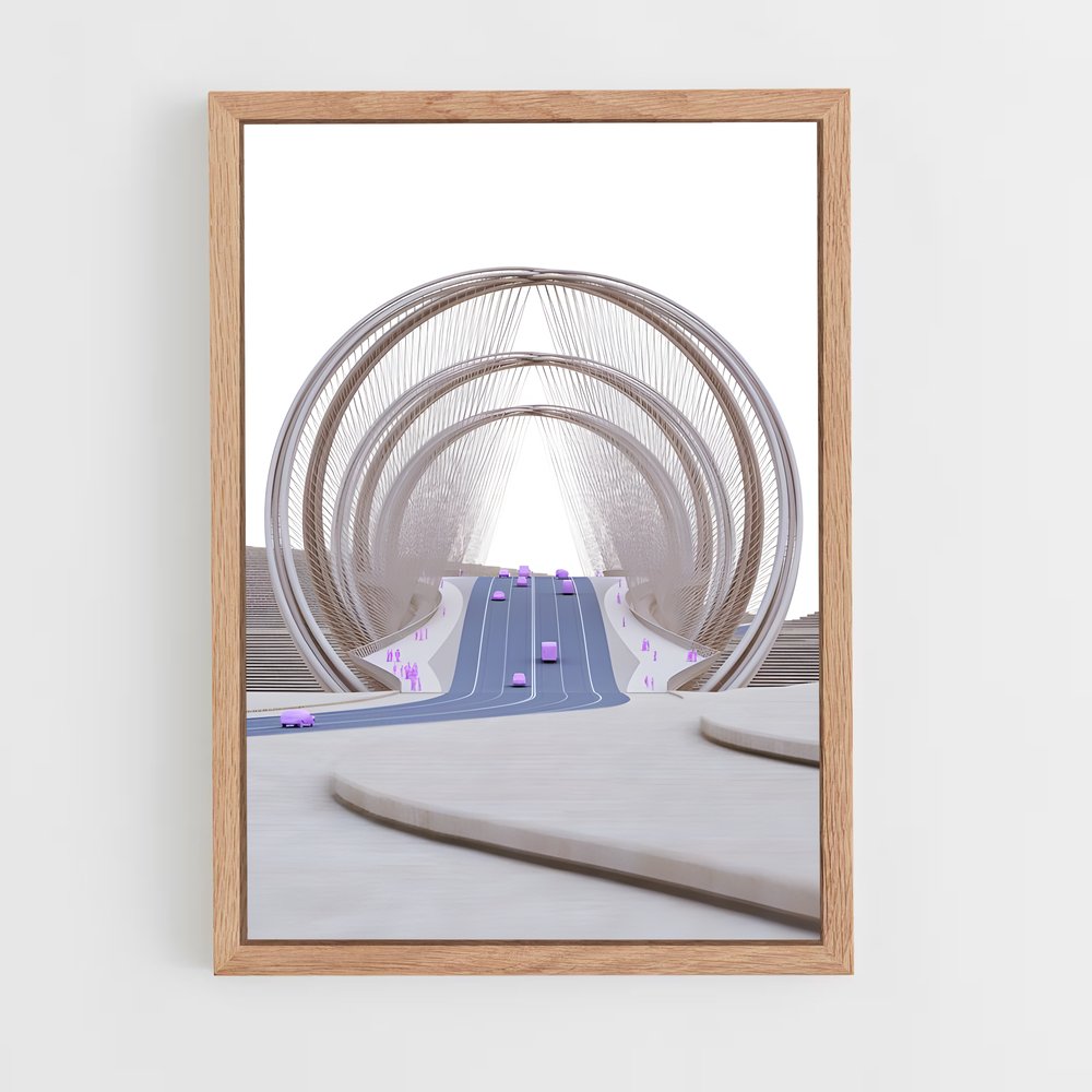 Poster Passage Mythique – affiche Jeux Olympiques (vue 4)